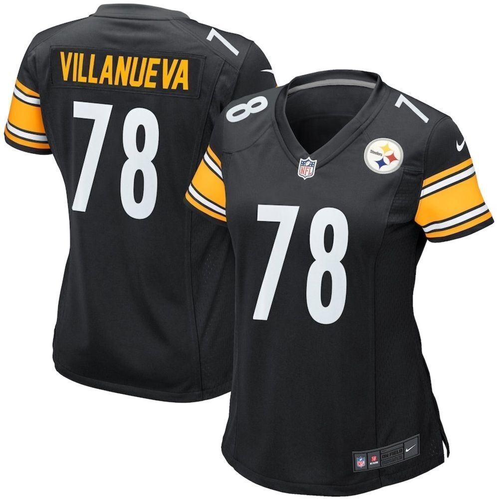 Alejandro Villanueva Pittsburgh Steelers Nike Womens Jersey Black XL NFL​